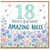 18th Birthday Card for Niece, Happy Birthday Amazing Niece Floral Card