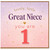 Great Niece 1st Birthday Card