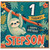Step Son 1st Birthday Card, Cute Sloth Happy Birthday Today Card