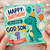1st Birthday Card for Son, Happy Birthday to a Special God Son, Dinosaur Birthday Card