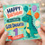 God Daughter 1st Birthday Card, Cute Dinosaur Birthday Card for Daughter, 1 Today