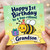 Grandson 1st Birthday Card, Cute Bee Party Card, Bee - rilliant Birthday Card