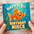 1st Birthday Card for Niece