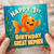 Great Nephew 1st Birthday Card, Cute Underwater Fish Birthday Card