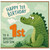 God Son 1st Birthday Card, Cute Dinosaur Birthday Card