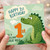 Great Niece 1st Birthday Card, Cute Dinosaur Birthday Card