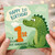 1st Birthday Card for Great Granddaughter, Happy 1st Birthday Dinosaur Card