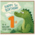 1st Birthday Card for Step Son, Cute Dinosaur Birthday Card