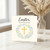 Easter Blessings Religious Easter Greetings Card - Cross with Floral Wreath - Christian Spring Card for Family and Friends