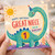 1st Birthday Card for Great Niece, Roarsome Dinosaur Birthday Card