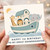 1st Birthday Card for Great Granddaughter, Cute Noah’s Ark Animal Birthday Card