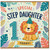 Step Daughter 1st Birthday Card, To a Special Step Daughter Today, Cute Lion Party Design