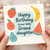 Granddaughter Birthday Card from Grandparents - Cute Fruit Characters - Happy Birthday to Our Little Granddaughter