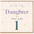 Daughter 1st Birthday Card, Lovely Little Daughter You Are 1