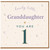 1st Birthday Card for Granddaughter, Lovely Little Granddaughter You Are 1
