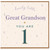 Great Grandson 1st Birthday Card