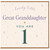 Great Granddaughter 1st Birthday Card