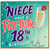 Niece 18th Birthday Card, Have a Fizz - tastic 18th Birthday