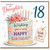 Daughter 18th Birthday Card, Lovely Daughter Happy Birthday Cake Design