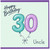 30th Birthday Card for Uncle Happy Birthday Balloon Design