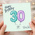 30th Birthday Card for Uncle Happy Birthday Balloon Design