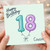 18th Birthday Cousin Card, Happy Birthday Balloon Design