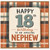18th Birthday Card for Nephew, Happy 18th Birthday to an Amazing Nephew