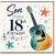 Son 18th Birthday Card, Guitar Music Design Happy 18th Birthday Card