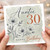 Auntie 30th Birthday Card, Happy 30 Today Floral Birthday Card