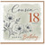 Cousin 18th Birthday Card, Happy Birthday Floral Card
