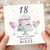 18th Birthday Card for Niece, Happy Birthday Beautiful Niece Card