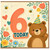6th Birthday Card, Cute Bear Party Design