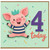 4th Birthday Card, for na or na