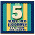 5th Birthday Card, Hipp Hip Hooray It's Your Birthday Card