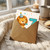 7th Birthday Card, Cute Lion Party Design