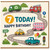 7th Birthday Card, Vehicles Themed Happy Birthday Card