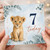7th Birthday Card, Lion Cub 7 Today