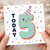 5th Birthday Card, Cute Number 5 Party Hat Card with TODAY Design