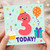 na 3rd Birthday Card, Cute Kids Birthday Card, Today!