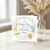 New Baby Boy Card - A Beautiful Adventure Begins - Cute Safari Animals (Giraffe, Elephant, Lion) Congratulations Card for New Parents