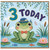 na 3rd Birthday Card, Cute Frog Today Card