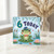 6th Birthday Card, Cute Frog Pond Design