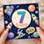 7th Birthday Card, Space Theme Birthday Card, Have a Blast