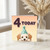 4th Birthday Card, Cute Puppy 4 Today