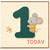 1st Birthday Card, Cute Mouse First Birthday Card