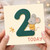 2nd Birthday Card, Cute Mouse Today Card