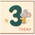 3rd Birthday Card, Cute Mouse and Dragonfly Design