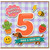 5th Birthday Card, Cute Animals Happy Birthday Card Have a Great Day