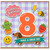 8th Birthday Card, Cute Kawaii Animal and Happy Birthday Design, Have a Great Day Card