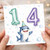 14th Birthday Card, Cute Shark Party Card